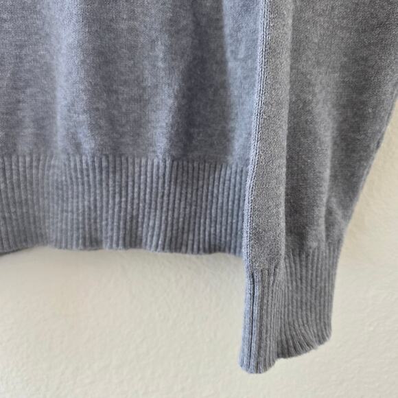 Duluth Trading Co Crewneck Sweater Gray Knit Pullover Men Size M Cotton Blend - Picture 3 of 11
